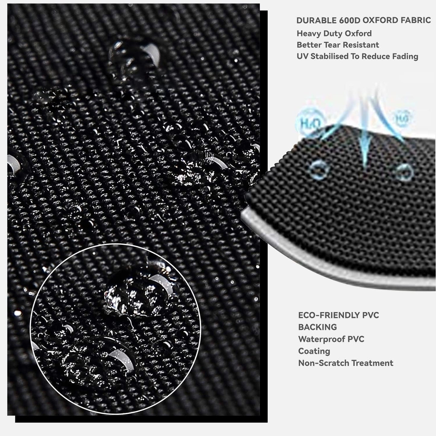 Outdoor Prep Table Cover- Heavy Duty Waterproof Cover for Outdoor Stainless Steel Table,Compatible with 42 inch Outdoor Utility Cart and Storage Cabinet Black