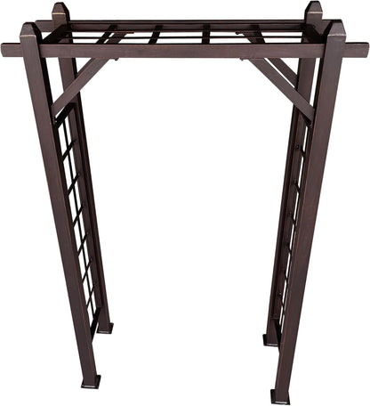 Bronze Modern Aluminum Garden Arbor Arch