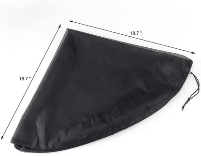 37.5 Inch Mesh Cover for Rain Barrel,Rain Bucket Leaf Filter Screen Cover,Pack of 4