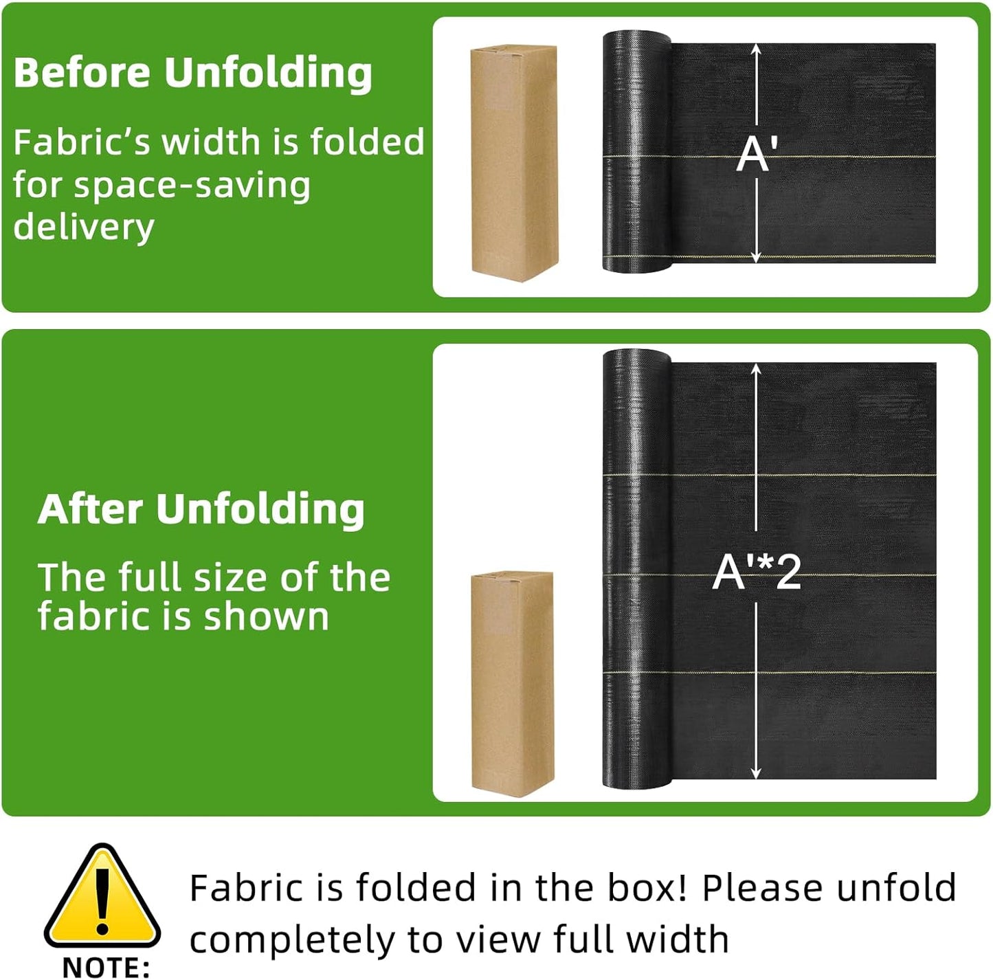 Shade&Beyond 13ftx115ft Weed Barrier Fabric 3.5oz Heavy Duty Landscape Fabric with Superior Permeability Weed Control, Garden Woven Ground Cloth with Staples