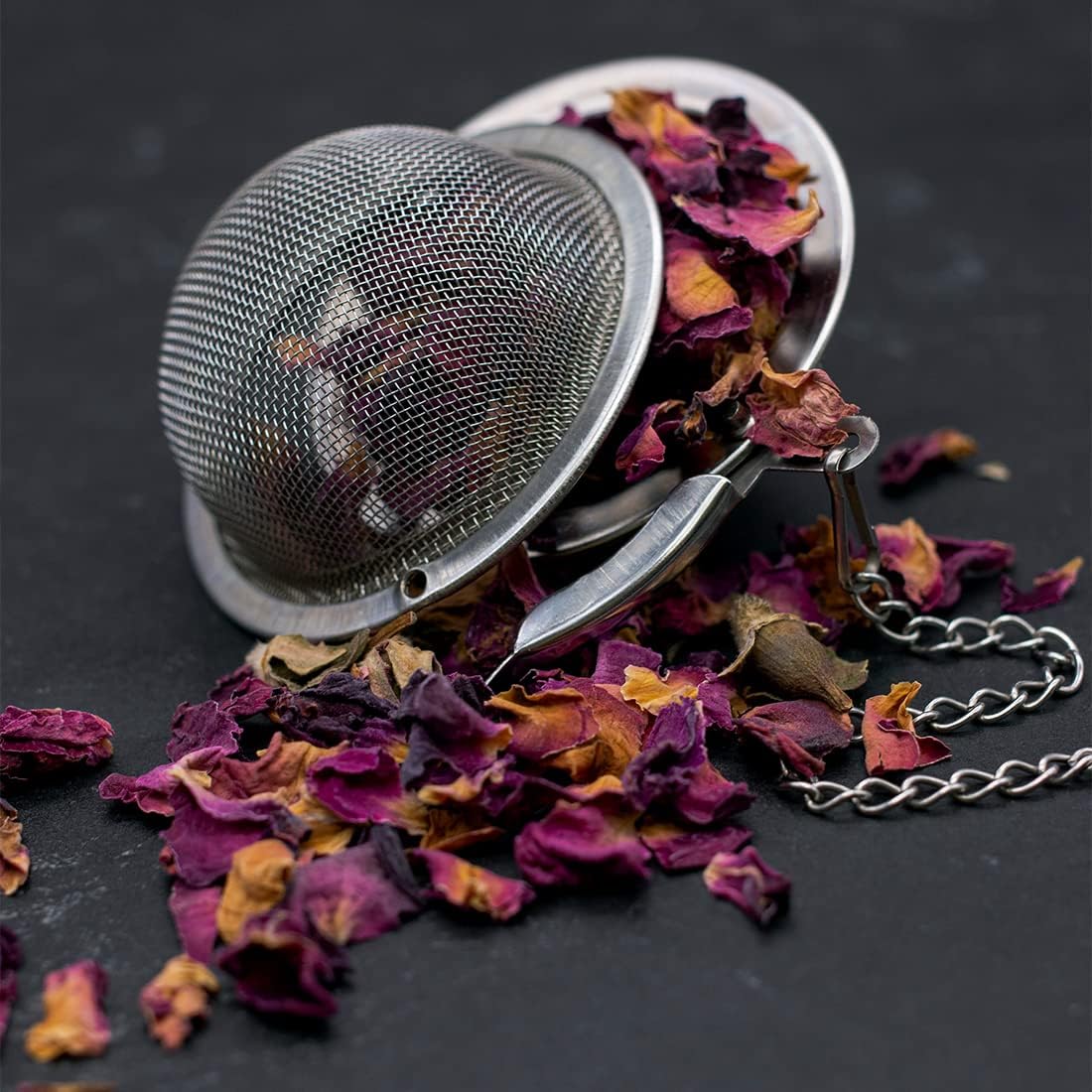 MagJo Naturals Red Rose Petals, Dried, Culinary Grade A, Harvested from Faiyum Oasis in Egypt (4 oz)