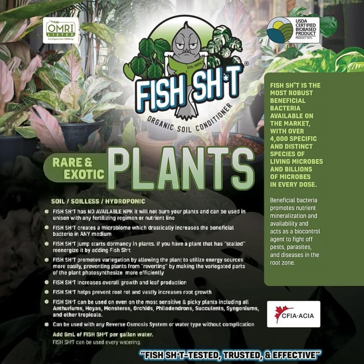 Fish Head Farms Organic Soil Conditioner for Yield and Flavor Enhancement. Improves Fertilizer Efficiency. Useful in Both Garden Soil and Hydroponics Applications (1 Liter with Oregon Spring Tomatoes)