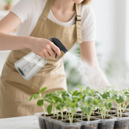 driew Plant Mister Spray Bottle, 13.6oz 400ML Plant Mister Water Spray Bottle with Scale for Plants Misting Bottle Water Fine Mist,Grey