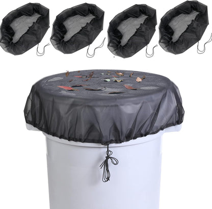 37.5 Inch Mesh Cover for Rain Barrel,Rain Bucket Leaf Filter Screen Cover,Pack of 2