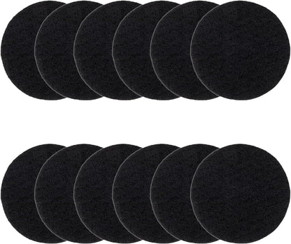 Vipush Charcoal Filters for Kitchen Compost Bin - 12 Pack Activated Carbon Filters for Countertop Bin Pail Replacement, Activated Charcoal Home Bucket Refill Sets