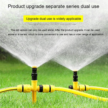 360° Rotation Auto Irrigation System Garden Lawn Sprinkler Patio, Garden Sprinkler Lawn Sprinkler, 90°/180°/360°, Adjustable at Will for Outdoor Grass Garden Yard Lawns (3 PCS)