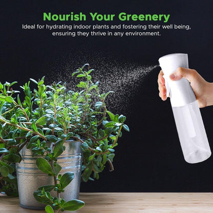 VIGOR PATH Continuous Spray Bottle with Ultra Fine Mist - Versatile Water Sprayer for Hair, Home Cleaning, Salons, Plants, Aromatherapy, and More - Empty Hair Spray Bottle (Clear - 5oz (2 Pack)