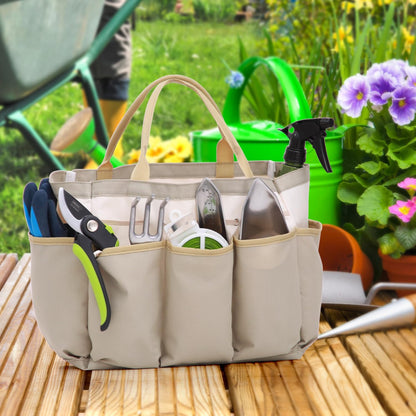 Ohuhu Upgraded Garden Kneeler and Seat 2-in-1 Foldable Gardening Stool with Detachable Soft Kneeling Pad, Garden Bench Heavy Duty with Large Tools Bag and Pouch, Gifts for Women Men Seniors Gardener