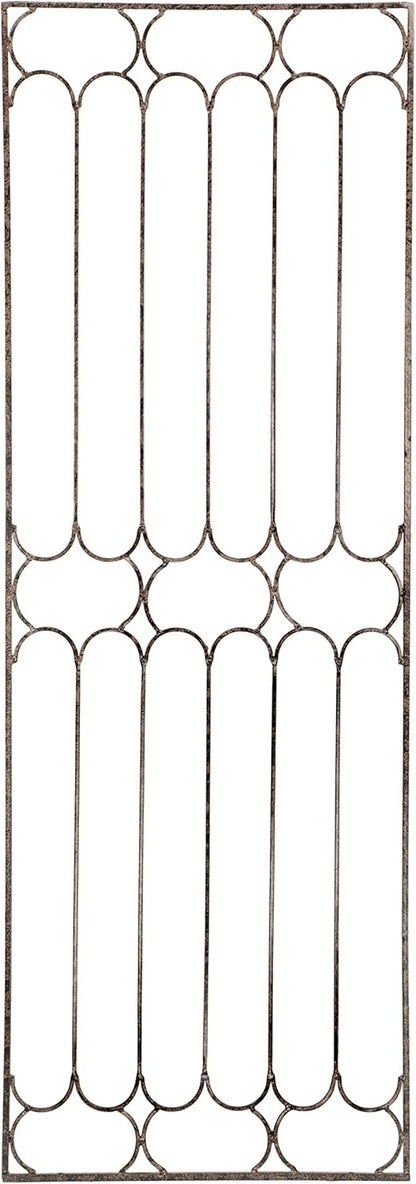 H Potter Garden Trellis for Climbing Plants Large Metal Wall Trellises Tall Vertical Wrought Iron Panels for Home Garden Outdoor Decoration Fence Privacy Screen Outdoors Ivy Rose Clematis