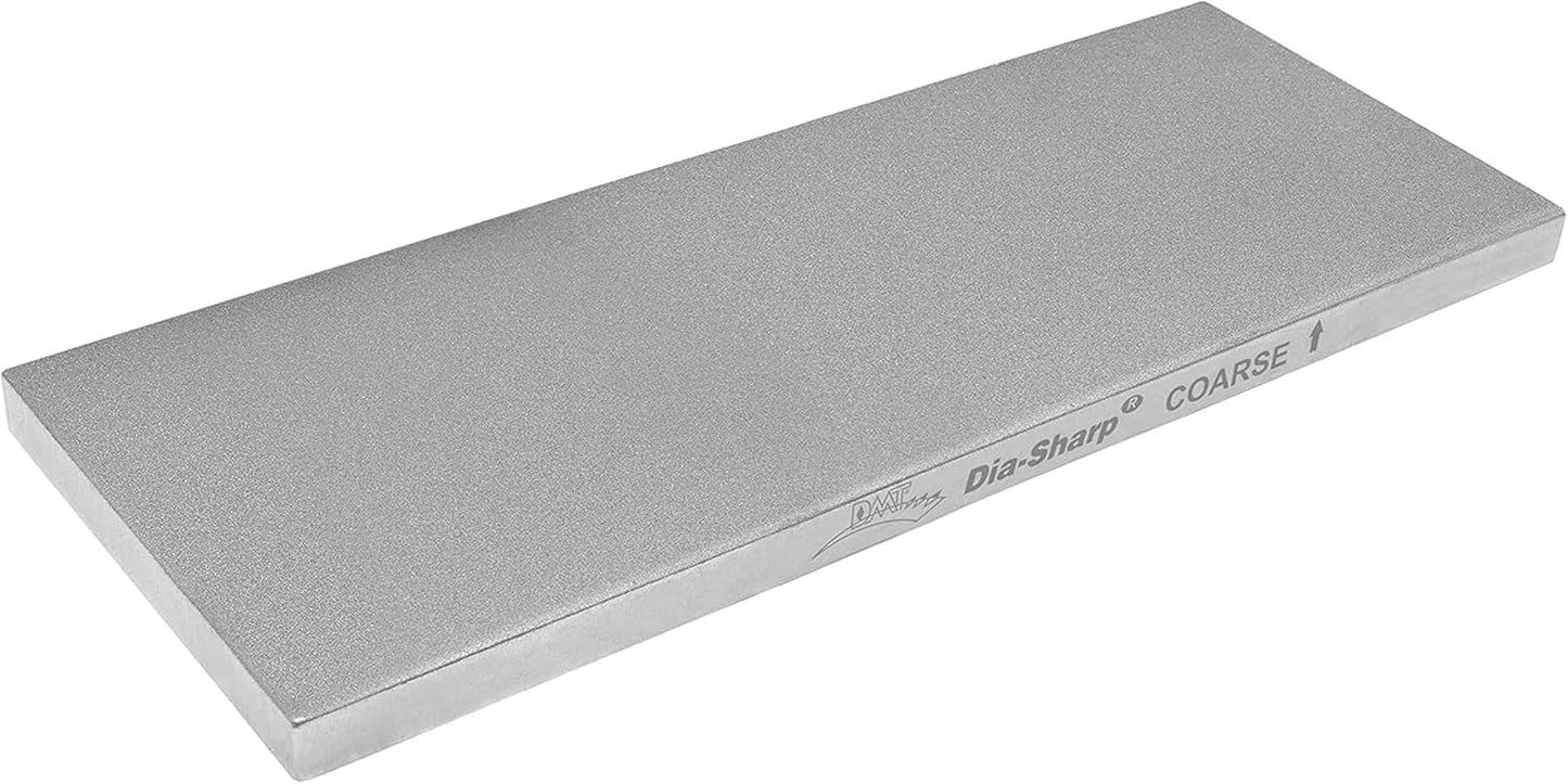 DMT D8C Dia-Sharp Bench Stone, Diamond Knife Sharpener, Coarse (325), Flat Sharpening, Non-Slip Knife Sharpener, Made in the USA, 8" x 3" x 0.38"