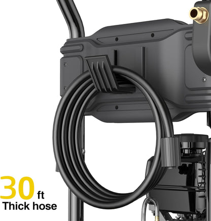 Heavy-Duty Gas Pressure Washer, 3500Psi at 2.6Gpm Power Washer,Portable, 30feet Pressure Hose,Industrial Style,Axial Cam Pump, for Siding, Driveway, House, Car, RV, Paint Preparation etc