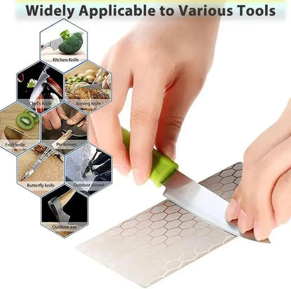 Diamond Sharpening Stone Set,12 Pcs Diamond Lapping Plate Coarse/Medium/Fine Grit Sharpener, 150/180/240/400/600/800/1000/1200/1500/2000/2500/3000 Grit，Perfect Assistance Sharpener Angle Guide