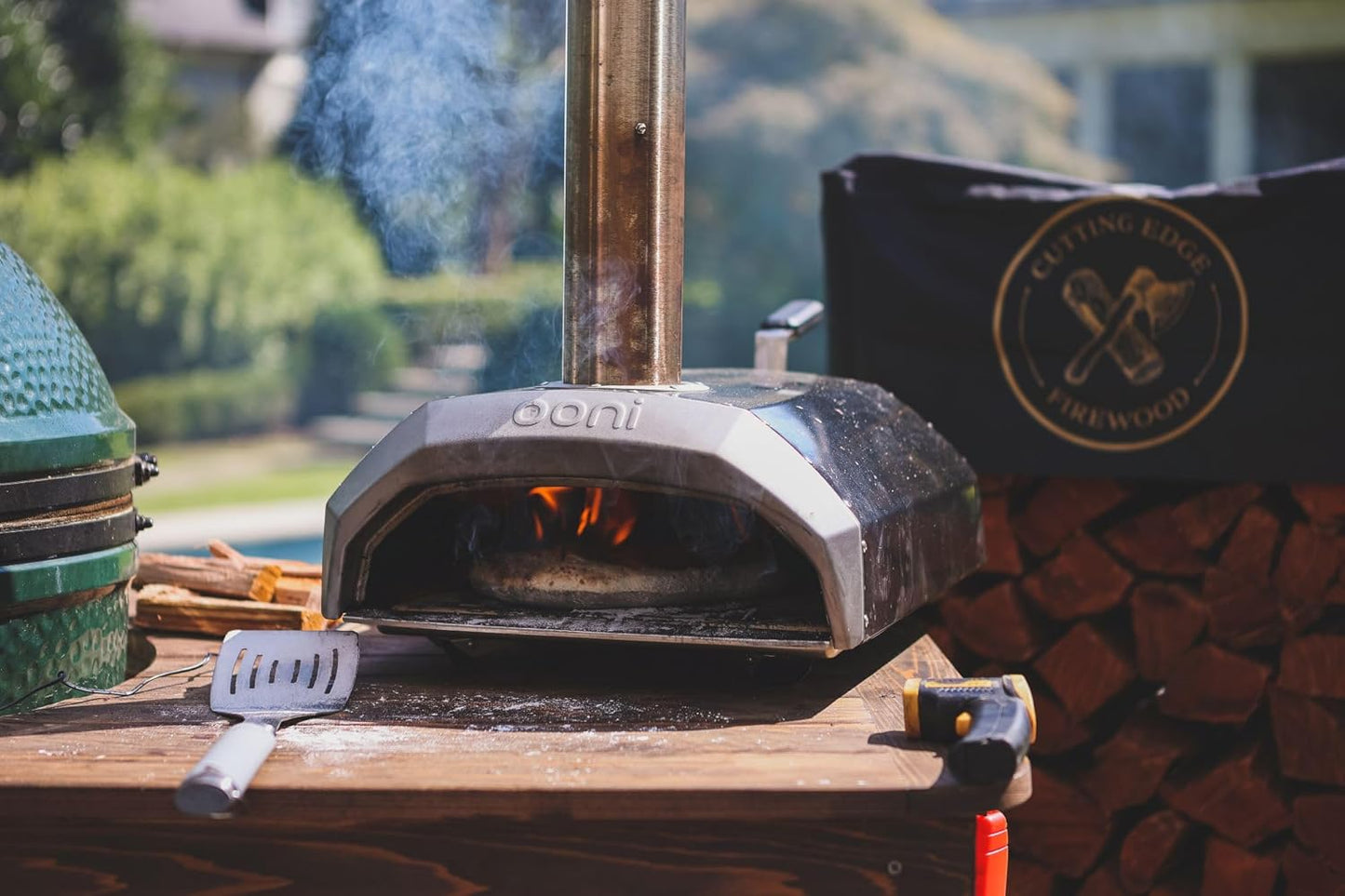 Cutting Edge Firewood 6 Inch Mini Pizza Oven Wood - Ultra Kiln Dried Premium Oak Cooking Wood for Portable Pizza Ovens - Miniature Logs - 12 Pound