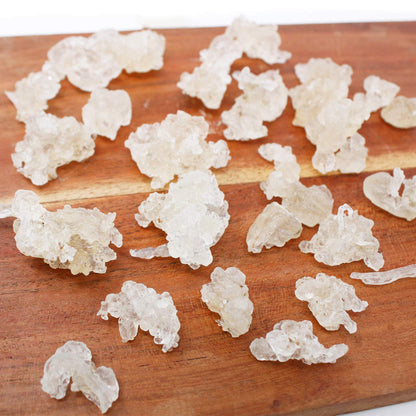 DABC OAK LAND Natural Wild Tragacanth Gum Snow Swallow (Xueyan) 補水保濕 天然野生雪燕 8OZ, Packed in USA