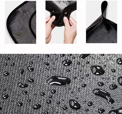 BIUWING 2PCS 39.4" x 39.4" Large Plant Repotting Mat Waterproof Transplanting Mat Indoor Plant Potting Mat Portable Gardening Mat Foldable Garden mat
