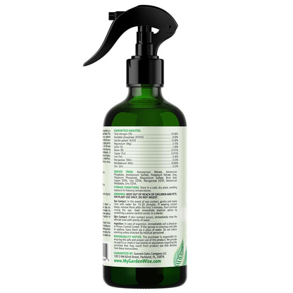 Professional Foliar Plant Spray with Essential Micronutrients 3-1-2 for Snake Plants, Dracaena trifasciata, Sansevieria - Liquid Fertilizer - Plant Food - Plant Shine - Plant Care (8 OZ)