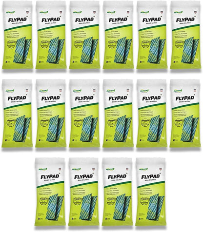 RESCUE! FlyPad – Sticky Fly Traps for Indoor & Outdoor Use - 16 Pack (32 Traps)