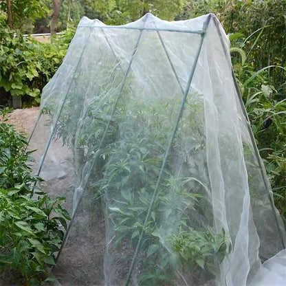 Agfabric Garden Netting 8.2'x9.8' Insect Pest Barrier Netting for Garden Protection,Plant Cover Row Cover Mesh Netting for Vegetables Fruit Trees and Plants,White