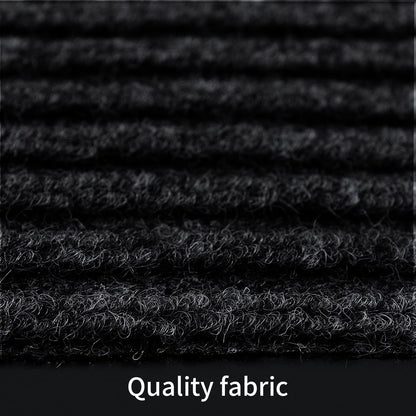 TANYOYO 3' X 6' Commercial Grade Door Floor Mat Brush Step Entrance Mat Vinyl Backed Utility Doormat Heavy Duty Floor Rugs Commercial Outdoor Carpet Indoor Entrance Mat，Black
