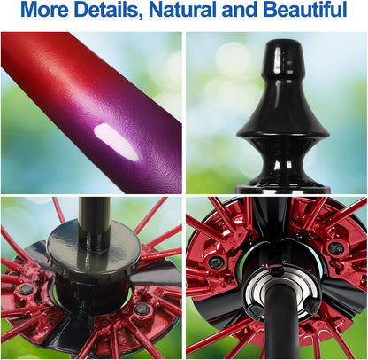 LimeHill Wind Spinners Outdoor, 84" Large Metal Wind Spinners for Yard and Garden, Wind Sculptures & Spinners with Stake, Windmill for Yard Ideal Gift for Family Friends
