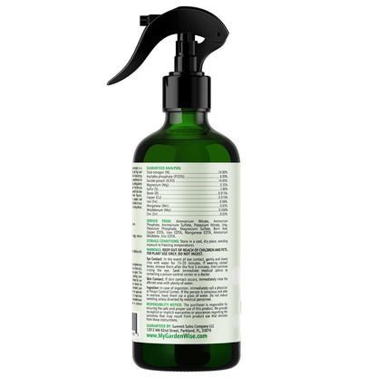 3-1-2 Fiddle Leaf Fig Foliar Spray - Plant Shine & Fertilizer - Premium Spray for Indoor Plants with Essential Nutrients - Fiddle Leaf Fig Plant Food & Fertilizer - Ready-to-Use (8 OZ)