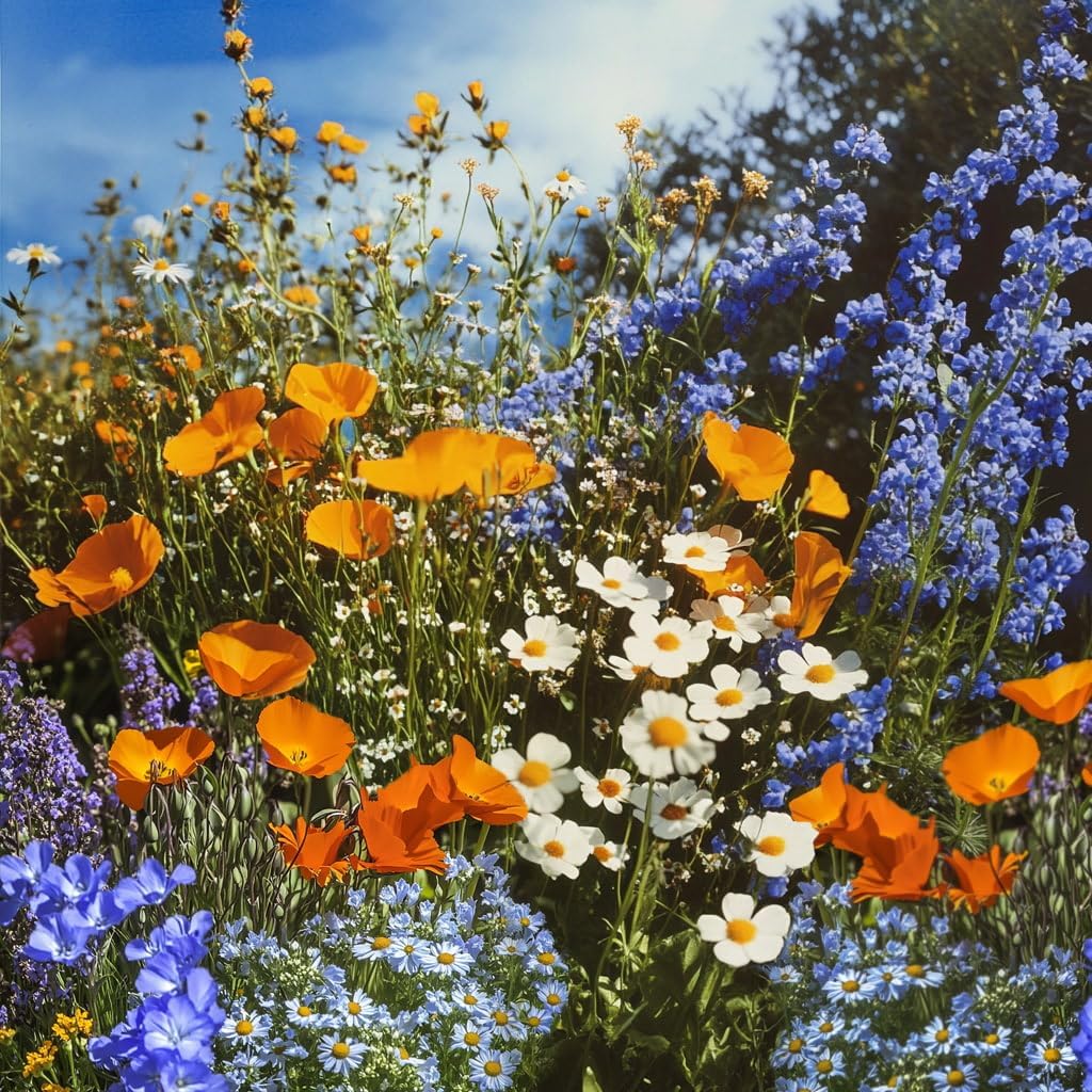 Ferry-Morse All Purpose Sun-Shade Mix Bulk Wildflower Seeds, 1lb