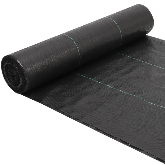 Towallmark Weed Barrier Landscape Fabric 5FTx330FT, Heavy Duty 3.2O Weed Block Gardening Ground Cover Mat, Weed Control Garden Cloth, Woven Geotextile Fabric for Underlayment, Driveway Fabric