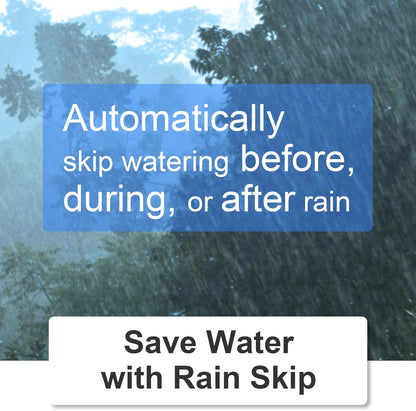 LinkTap G1S Wireless Water Timer & Gateway - Smart Sprinkler Timer with App, Remote Irrigation for Garden, Weather Aware, Greater Range than WiFi, Manual Control & Digital Lockout, 2 Year Battery Life