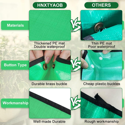 Extra Large Waterproof Potting Mat for Indoor Plants Transplanting and Dirt Control, Square Repotting Mat Portable Succulent Potting Tray Gardening Gift for Plant Lovers (39.5"x39.5")