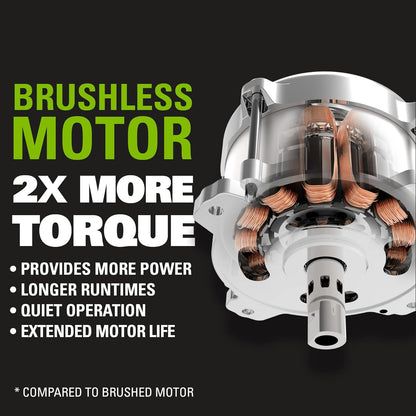 Greenworks 48V (2x24V) 20" Cordless pushMower & 10" String Trimmer Combo Kit – Ideal for Backyard Lawn Grooming, Edge Trimming & Small Garden Maintenance – W/ (4) 4.0Ah Batteries & Dual Port Charger