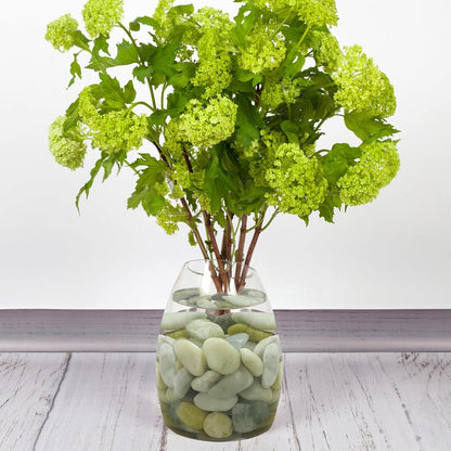 40 lbs Jade River Rocks for Garden, 1-2 Inch Polished Stones, Decorative Pebbles for Plants Outdoor, Vases, Backyard, Craft and Landscaping