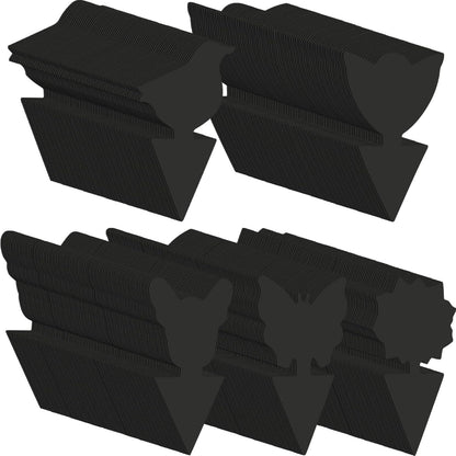 200 Sheets Fruit Fly Sticky Traps for Fruit Fly Gnat Trap for House Indoors Sticky Traps Catcher for Gnats Fungus Gnats Mosquito Catcher for Kitchen Outdoor Plants(Black)