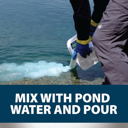 Airmax Wipeout Pond Weed Defense, Herbicide & Aquatic Weed Control, Controls Duckweed & Other Unwanted Submerged & Floating Vegetation, Easy-to-Use & Long Lasting, All-Season Treatment - 1 Gallon