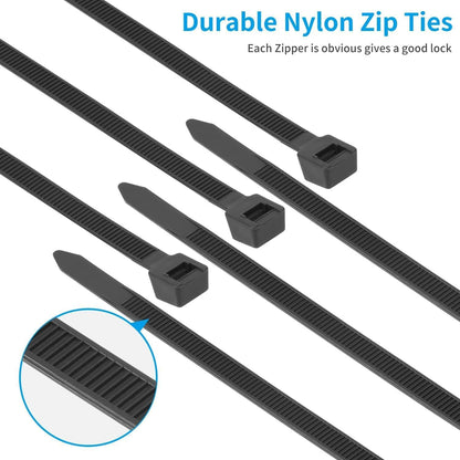 12 inch Gold Zip Ties Heavy Duty 100 PCS, 250 LBS Ultra Exclusive Strong Plastic Wire Ties, Large Cable Ties Extra Long Tie Wraps, Indoor and Outdoor UV Resistant