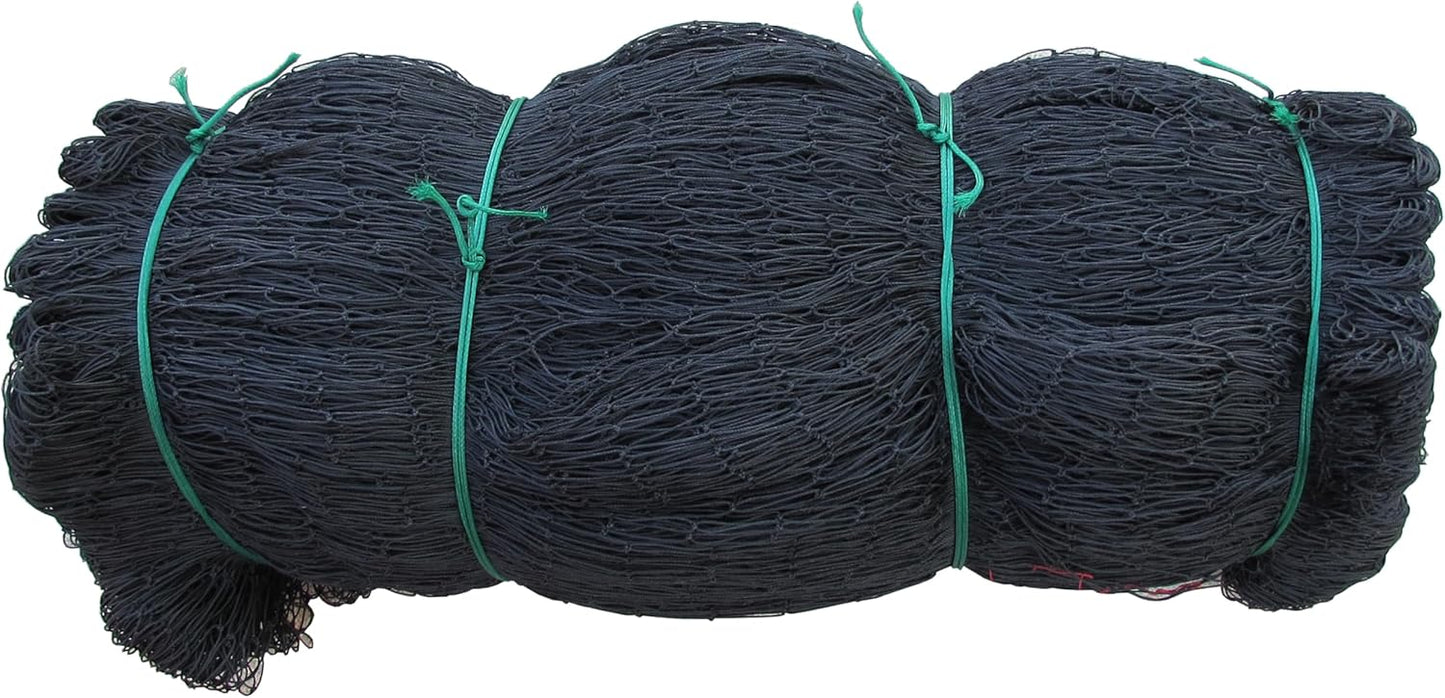 Poultry Netting 1" or 2" Mesh Heavy Knotted Nets Aviary Gamefowl Quail Chicken Bird Block Net Long Lasting Break/Burst 85/245 lb Polyethylene 8-10 Year Lifespan (50' X 150', 2)