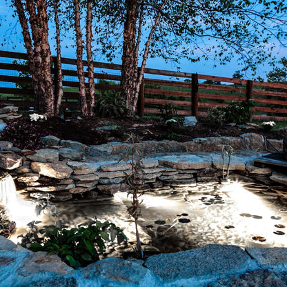 Cold White Pond Lights, Super Bright LED Underwater Submersible Landscape Spotlights, Switch Control IP68 Waterproof Fountain Lights for Fish Aquarium Tank Garden Yard Pool (Set of 3)