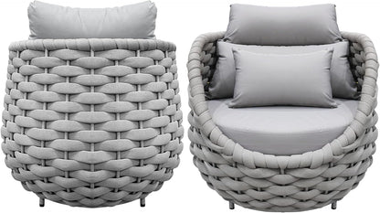 TWT 6 Pieces Patio Sofas, All-Weather Teslin Rope Balcony Furniture with Cushions & Pillows, Patio Couch Outdoor Patio Furniture Set for Indoor, Balcony, Backyard, Deck, Poolside, Grey