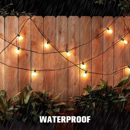 Solar Lights Outdoor String light patio deals 100FT with 32 Shatterproof, solar String Lights Outdoor Waterproof with Remote ST38 Vintage Edison Bulbs,Waterproof Hanging Lights for Outside Backyard