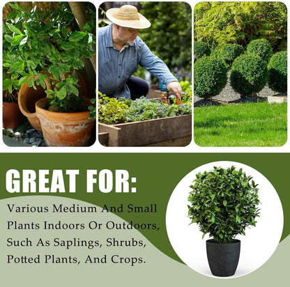 8 Pcs Plant Covers Frost Protection Bag 39.3" x 39.3" Winter Reusable Plants Jacket with Drawstring Shrub Protection Wraps Bags Frost Blanket for Winter Outdoor Garden Plants
