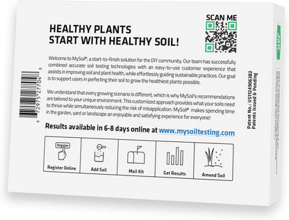 MySoil Test Kit PRO Pack, Unlock Your Lawn & Garden Potential, Complete & Accurate Nutrient and pH Analysis with Recommendations Tailored to Your Soil and Plant Needs | 2 Test Kits + 1 Soil Probe
