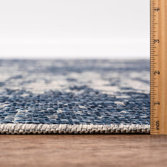 Keen Home Design Terrace Outdoor Area Rug - 10x14 Washable Indoor/Outdoor Rug for Patio, Kitchen, Balcony, Beach, Garden, Deck and Porch, Size: 10'x14'