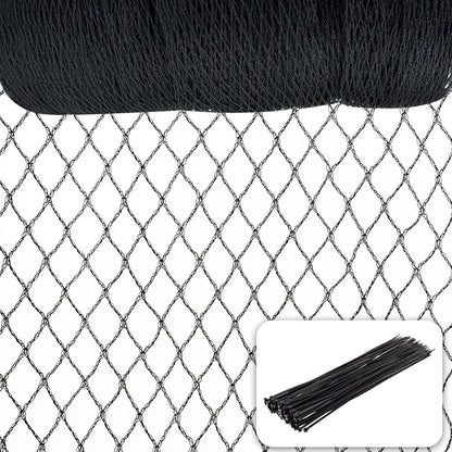 Bird Netting，15 x 15 FT Garden Netting Bird Net for Chicken Coop, Poultry Netting Fence for Fruit Trees, Plants and Vegetables Against Birds, Deer, Squirrels and Other Animals