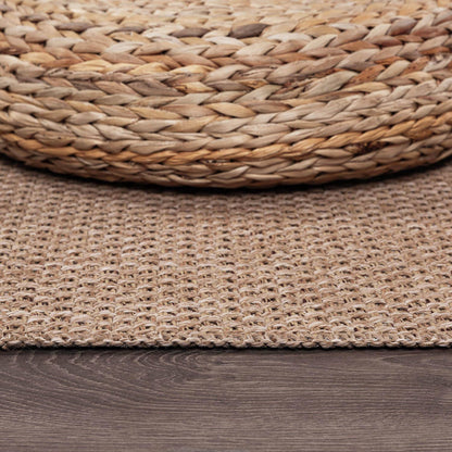 CAMILSON Easy Jute Rug 2x3, Indoor Outdoor Natural Color Farmhouse Area Rugs for Living Room and Kitchen Rug, Solid Boho Woven Design, Easy-Cleaning, Washable Outside Carpet Alfombras (2 x 3)