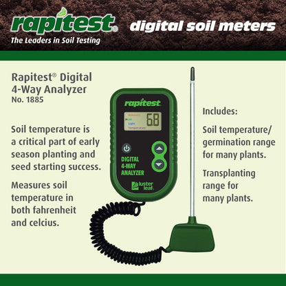 Luster Leaf 1885 Digital 4-Way Analyzer