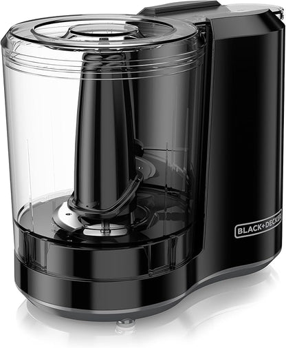 BLACK+DECKER, Improved Assembly, HC300B FreshPrep 3-Cup Electric Food Chopper, capacity