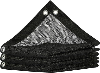 ShadeMart 50% Shade Cloth for Plant, Black 15FT x 19FT Custom Size Outdoor Shade Tarp, Shade Cover with Upgrade Grommets and Zip Ties, Netting Sunblock Net for Vegetables Flower Garden Greenhouse