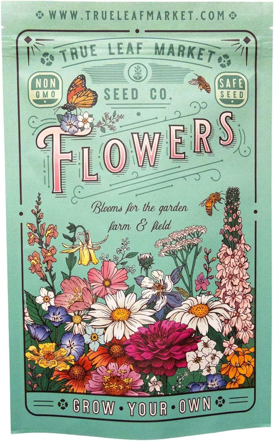 Pacific Northwest Wildflower Seeds for Planting - 4 Oz ~160,000+ Non-GMO Seeds - 25 Varieties Including Lupine, Columbine, Baby Blue Eyes & More - Pollinator Friendly Bulk Mix