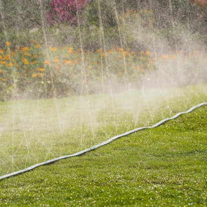 Sprinkler Soaker Hose 25ft 2Pack for Garden Lawn, Watering Pipe with Holes, High-Efficiency Water-Saving Garden Irrigation System, Drip Hose Sprinkler