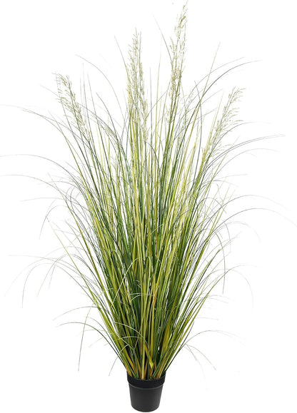 Artificial Plant 5ft Tall Artificial Grass Plant,Faux Plants Indoor Home Decorative Artificial Plants & Flowers in Pot Fake Plant, House Plant Indoor