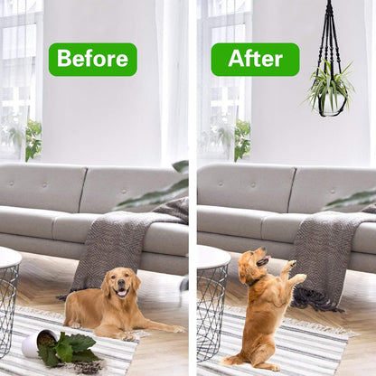 Augshy Macrame Hanging Planter, 2 Pack Hanging Planters for Indoor Plants Indoor Outdoor Decor Handmade Hanging Plant Holder(35 Inch)